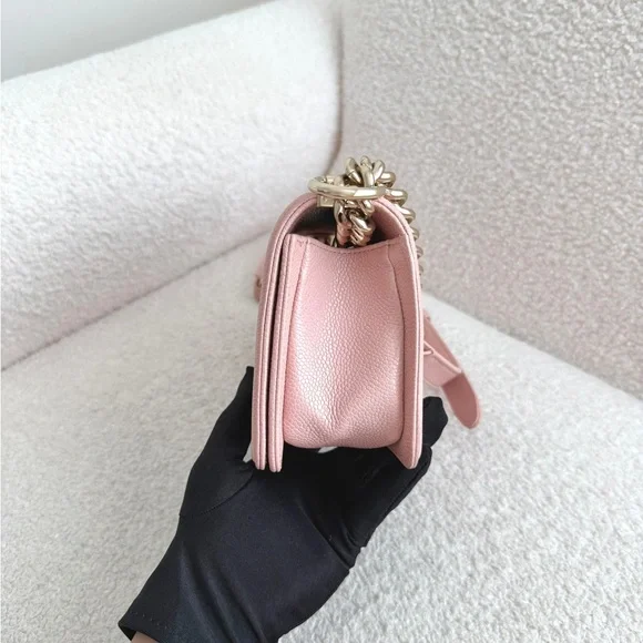 SOLD Chanel Small Leboy 20cm Pink Caviar GHW series 29 - Picture 9 of 13